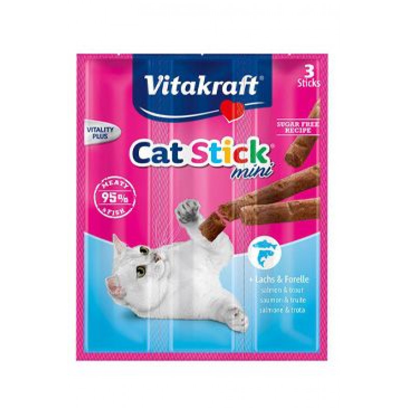 Vitakraft Cat pochoutka Stick mini Salmon 3x6g