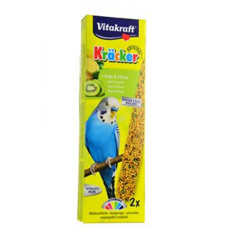 Vitakraft Bird Kräcker Andulka kiwi+citrus tyč 2ks