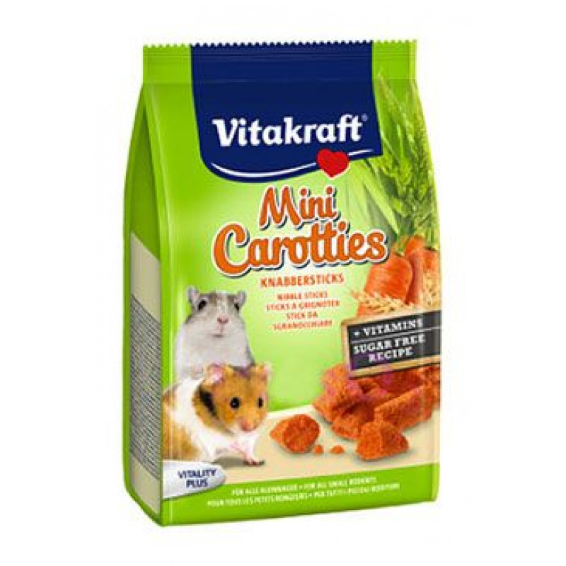 Vitakraft all Rodent poch. Carotties mini Hamster 50g