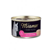 Miamor Cat Filet konzerva kuře+rýže v želé 100g