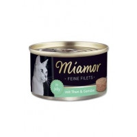 Miamor Cat Filet konzerva tuňák+zelenina v želé 100g