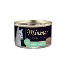 Miamor Cat Filet konzerva tuňák+zelenina v želé 100g