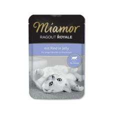 Miamor Cat Ragout Junior kapsa hovězí v želé 100g