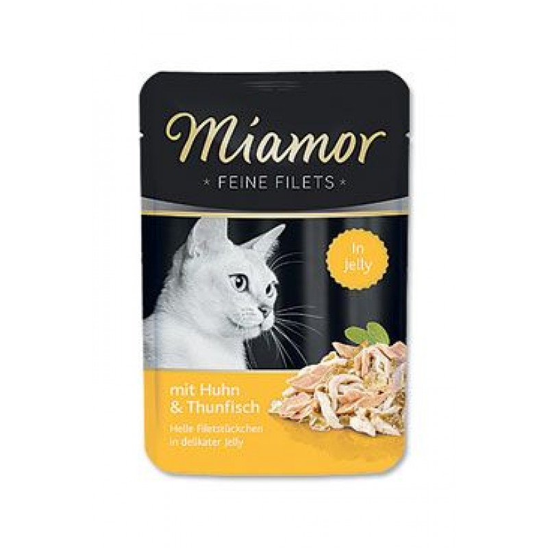 Miamor Cat Filet kapsa kuře+tuňák v želé 100g