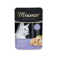 Miamor Cat Filet kapsa tuňák+kalamáry v želé 100g