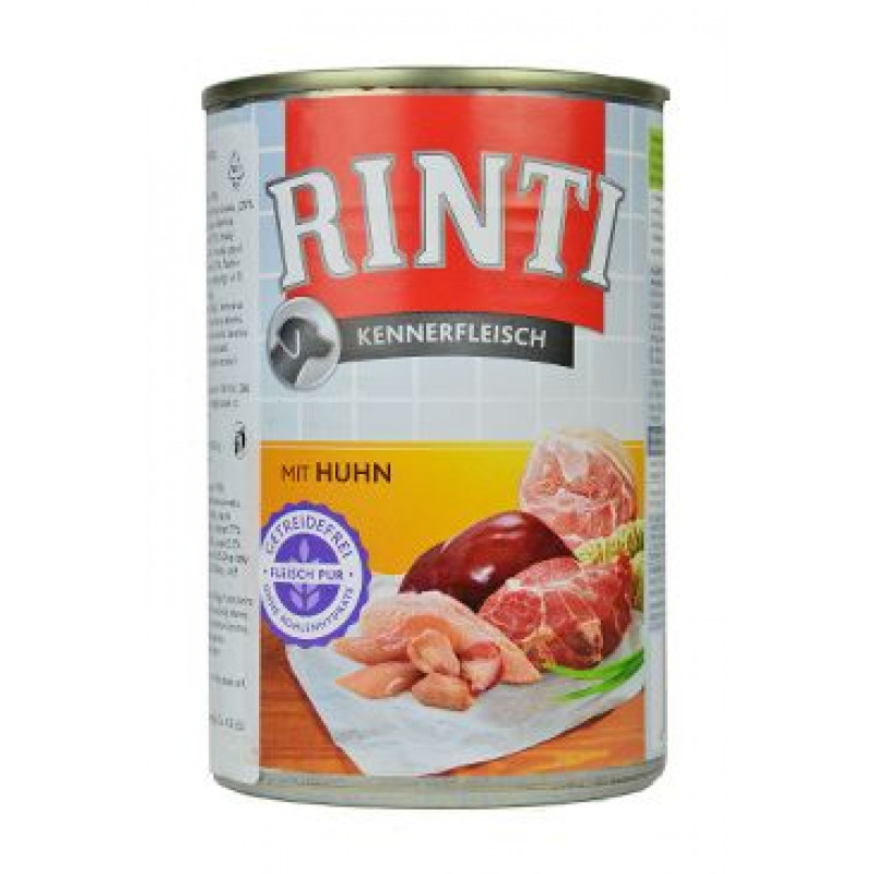 Rinti Dog Kennerfleisch konzerva kuře 400g