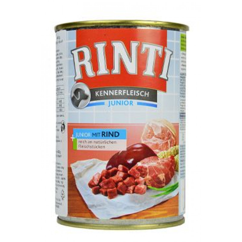 Rinti Dog Kennerfleisch konzerva Junior hovězí 400g