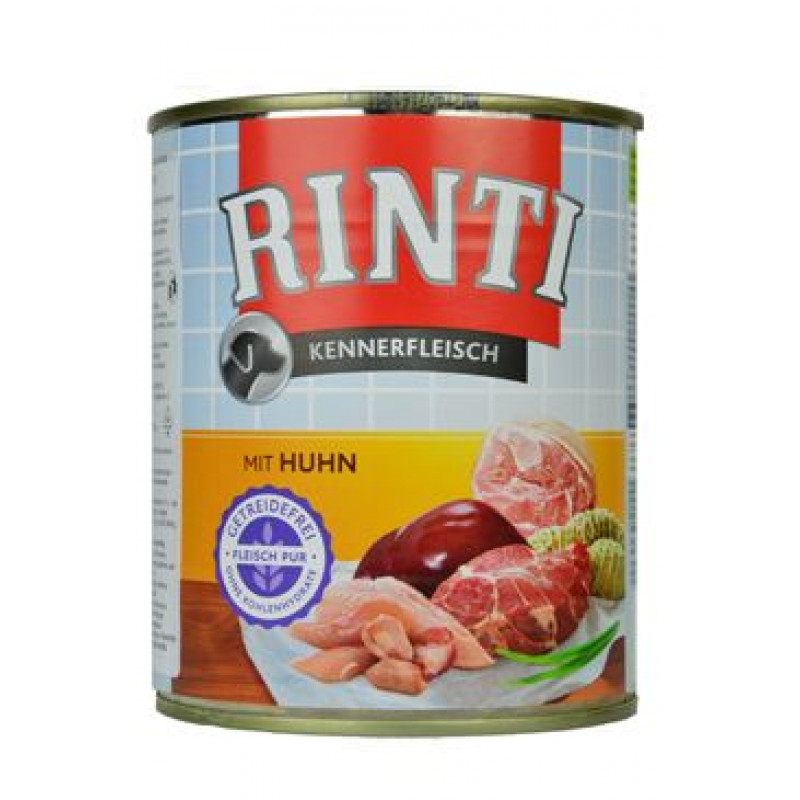 Rinti Dog Kennerfleisch konzerva kuře 800g