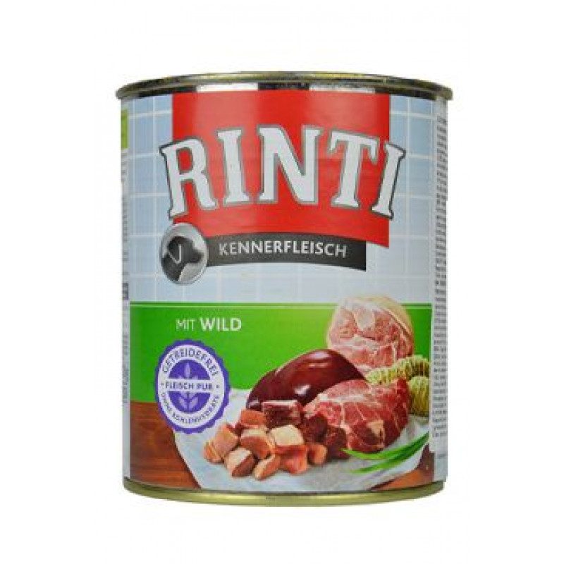 Rinti Dog Kennerfleisch konzerva zvěřina 800g