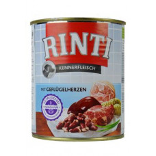 Rinti Dog Kennerfleisch konzerva drůbeží srdíčka 800g