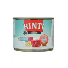 Rinti Dog Sensible konzerva hovězí+rýže 185g