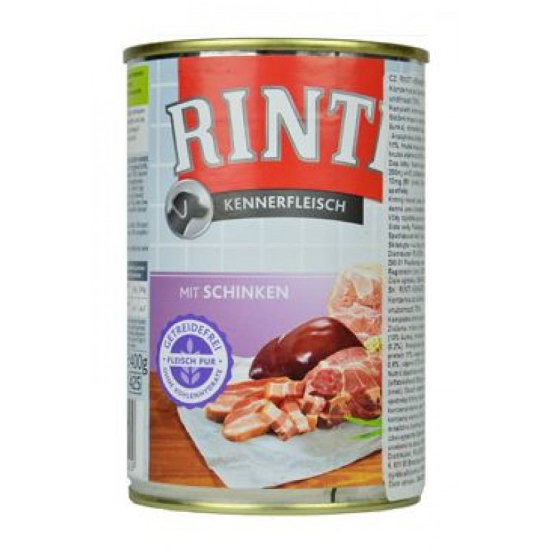 Rinti Dog Kennerfleisch konzerva šunka 400g