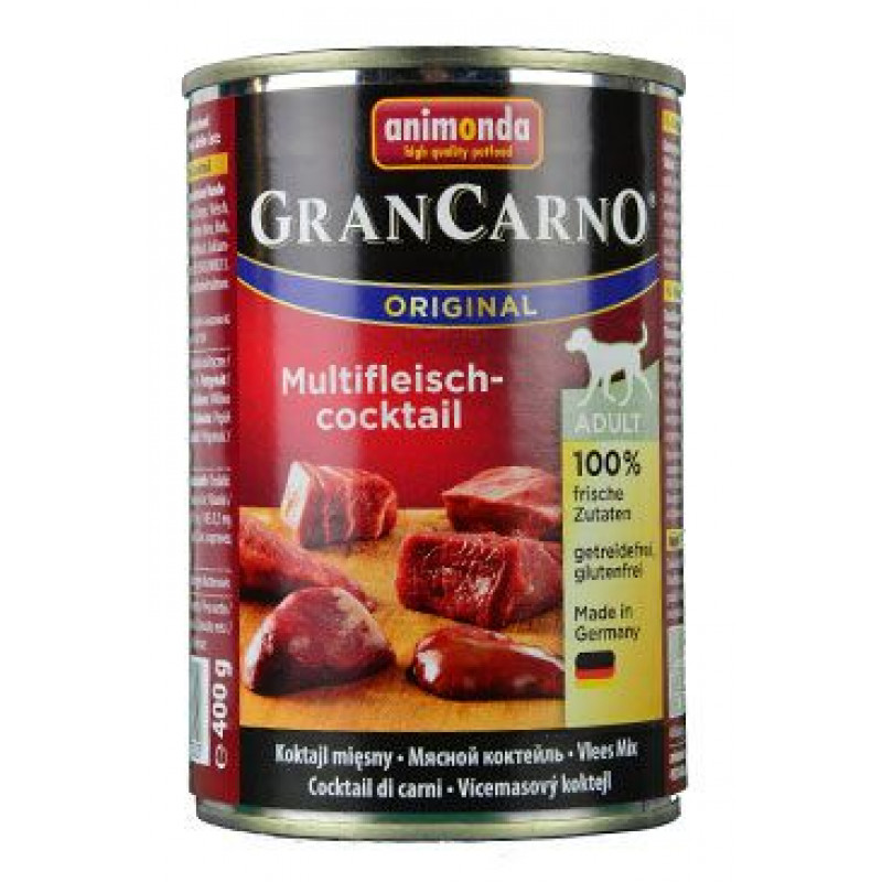 Animonda pes GRANCARNO konz. ADULT masový koktejl 400g