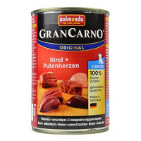 Animonda pes GRANCARNO konz. JUNIOR hov/krůt srdc 400g