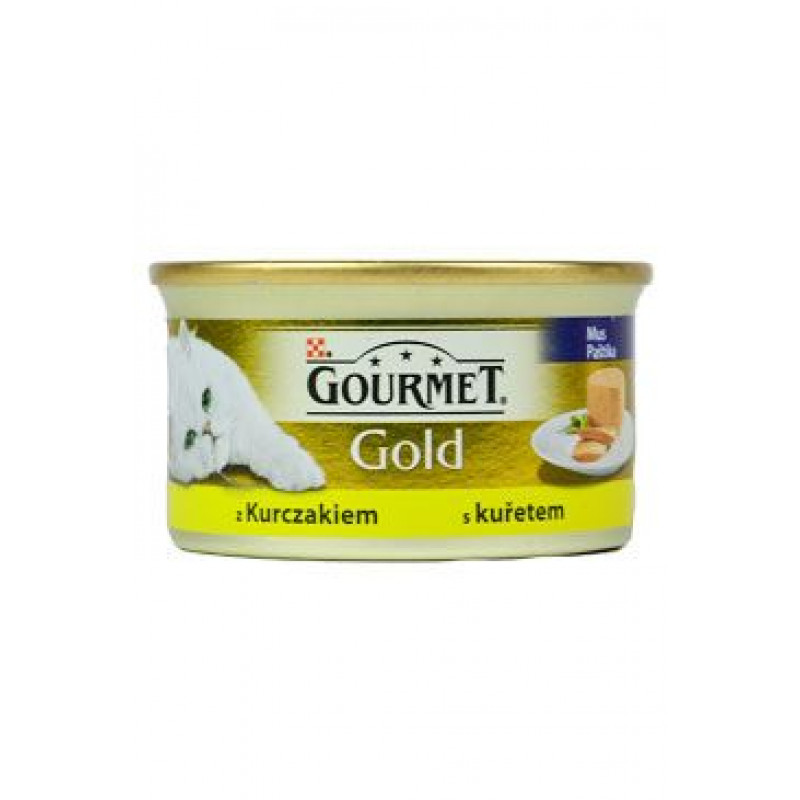 Gourmet Gold konz. kočka pašt. s kuř.masem 85g