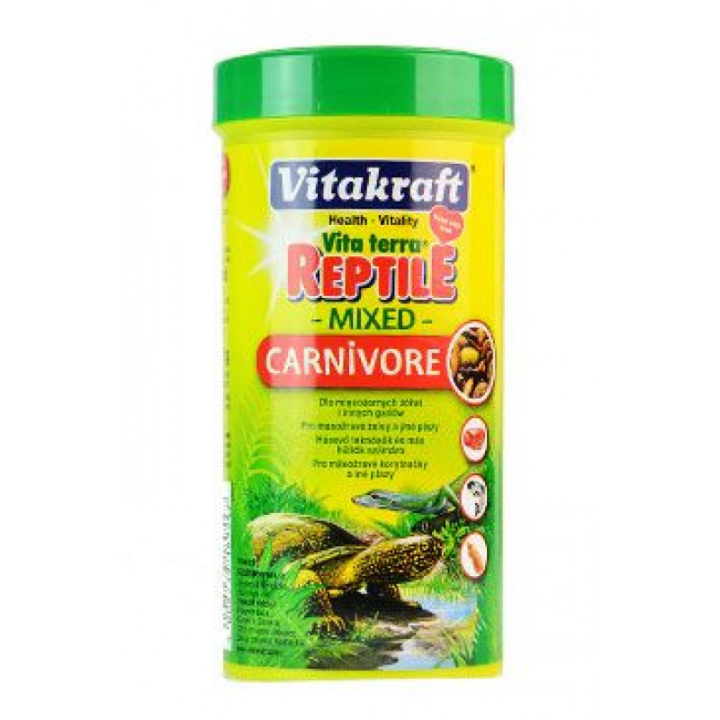 Vitakraft Reptile Turtle Carnivor masožr.plazi 250ml