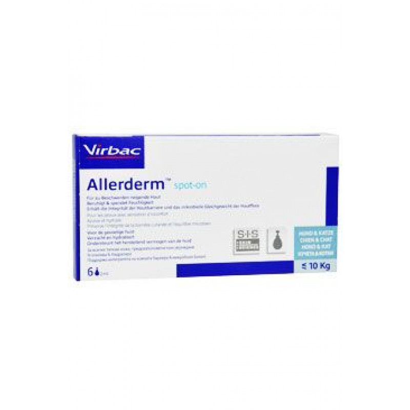 Allerderm Spot on 6x2ml pro psy a kočky do 10kg