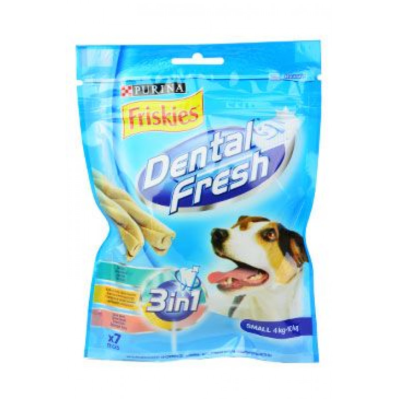 Friskies pochoutka pes DentalFresh 3 v 1 