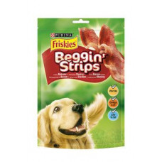 Friskies pochoutka pes Snack Beggin Strips Bacon 120g