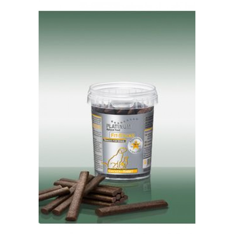 Platinum pochoutka Fit stick králik+kuře 300g