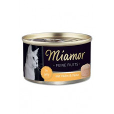 Miamor Cat Filet konzerva kuře+těstoviny v želé 100g