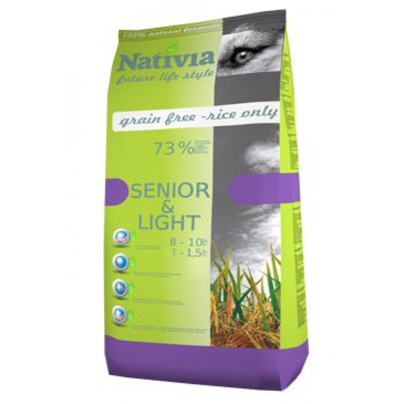 Nativia Dog Senior&Light 15kg