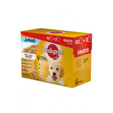 Pedigree kapsa Junior masový výběr,rýže v želé 12x100g