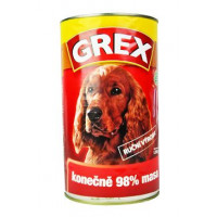 GREX konz. pes hovězí 1280g