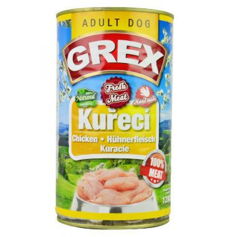 GREX konz. pes drůbeží 1280g