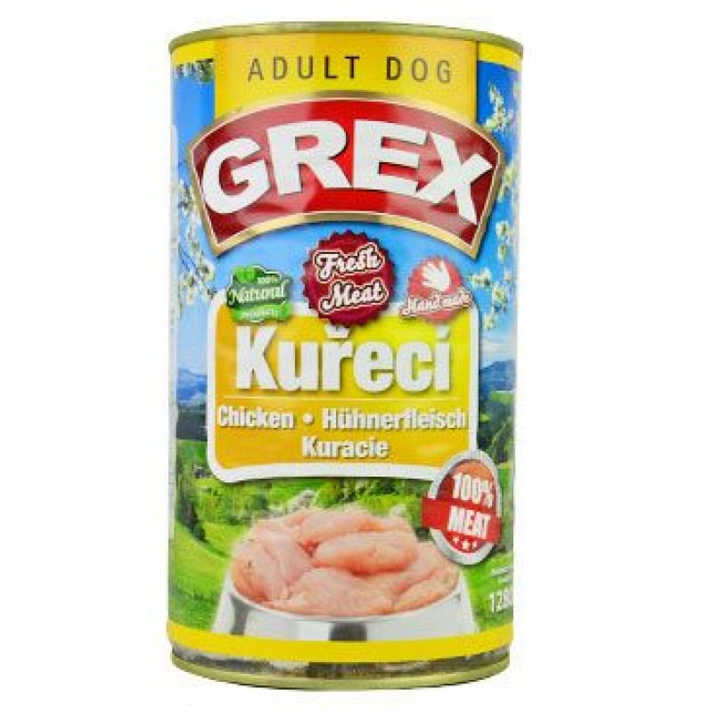 GREX konz. pes drůbeží 1280g