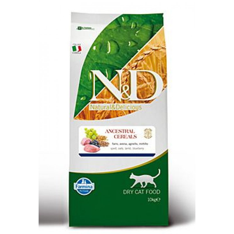 N&D LG CAT Adult Lamb & Blueberry 10kg