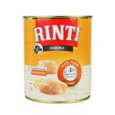 Rinti Dog Sensible konzerva kuře+rýže 800g