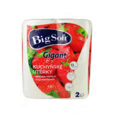 Utěrky kuchyňské papírové Big Soft Gigant 2ks