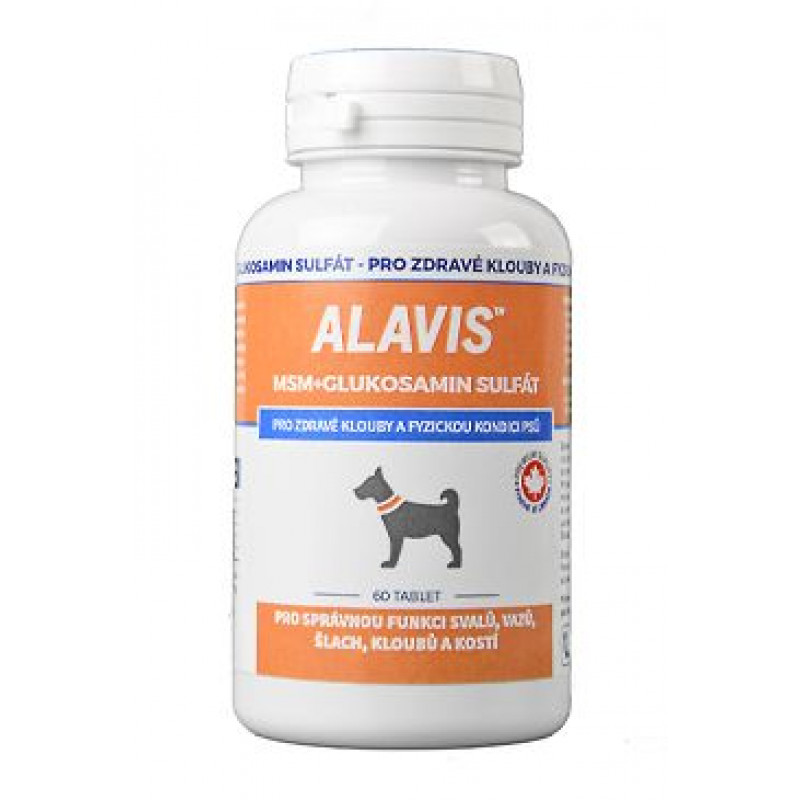 Alavis MSM+Glukosamin sulfát pro psy 60tbl