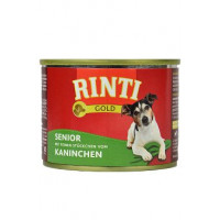 Rinti Dog Gold Senior konzerva králík 185g