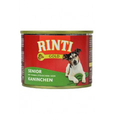 Rinti Dog Gold Senior konzerva králík 185g