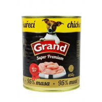 GRAND konz. Superpremium pes drůbeží 850g