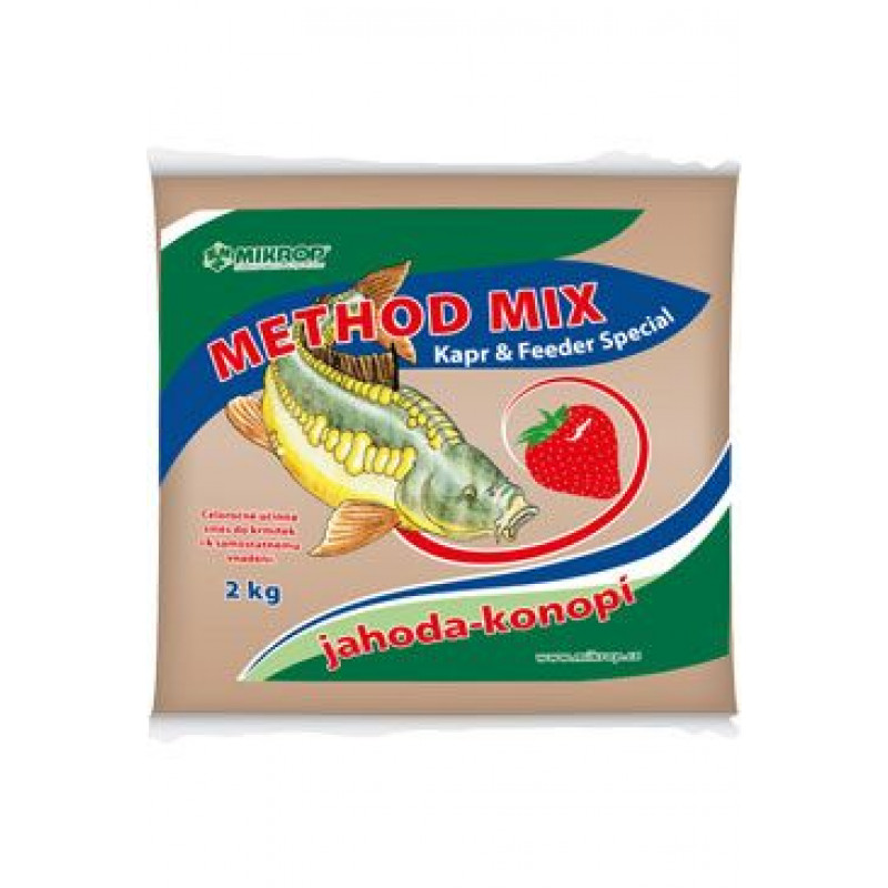 Method mix pro ryby jahoda - konopí 2kg