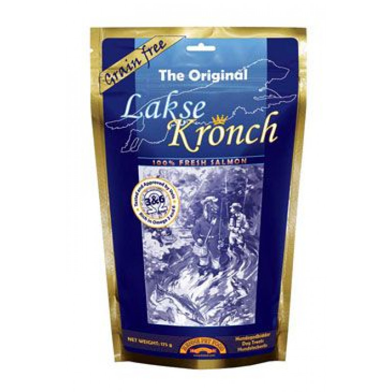 KRONCH pochoutka Treat s lososovým olejem 100% 175g