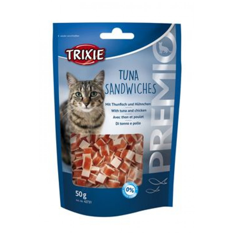 Trixie Premio Tuna Sandwiches  tuňák/kuřecí kočka 50g