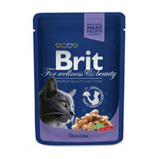 Brit Premium Cat kapsa with Cod Fish 100g