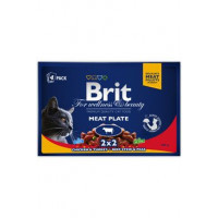Brit Premium Cat kapsa Meat Plate 400g (4x100g)