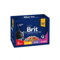 Brit Premium Cat kapsa Family Plate 1200g (12x100g)