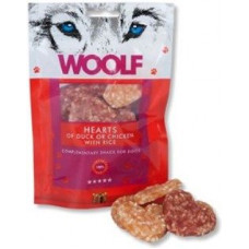 WOOLF pochoutka duck or chicken hearts with rice  100g