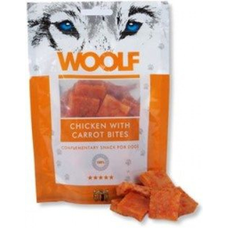 WOOLF pochoutka chicken with carrot bites 100g