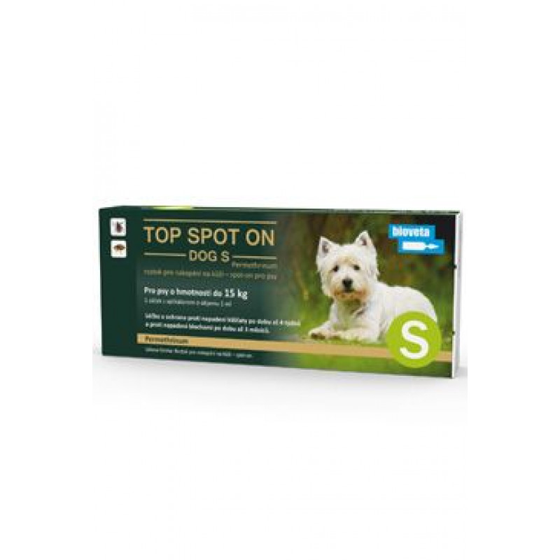 Top spot on Dog S 1x1ml (do 15kg)