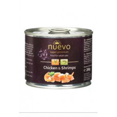 Nuevo kočka adult Kuře a krevety konz. 200g