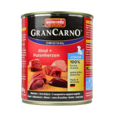 Animonda pes GRANCARNO konz. JUNIOR hov/krůt srdc 800g