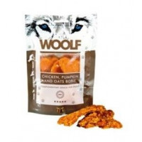 WOOLF pochoutka large chicken, pumpkin, oats bone 100g