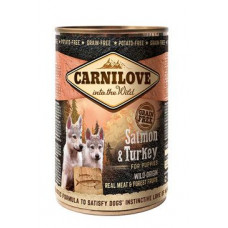 Carnilove Wild konz Meat Salmon & Turkey Puppies 400g